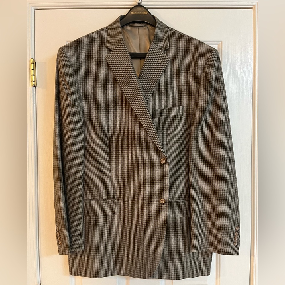 Ralph Lauren Houndstooth Blazer Size 50R